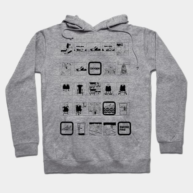 Plane Survival Guide Hoodie by Vitalitee